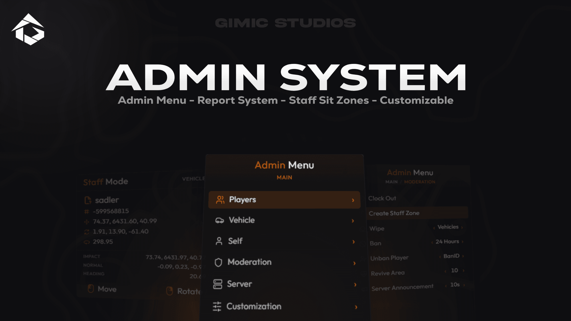 [Admin System]ESX QBX QBCORE STANDALONE{ESCROW}